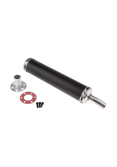 Homyl Motosiklet Modifiye Düz Egzoz Susturucu Borusu Evrensel