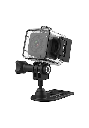 Maiyame Sq29 Su Geçirmez Spor Kamerası - Wifi Desteği, Manyetik Tutma, Dv Fonksiyonu, 640p Çözünürlük Abs Malzeme Siyah