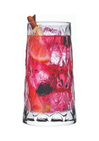 Leafy Meşrubat Bardağı 450 Cc, Sunum Bardağı 4'lü, Servis Bardağı