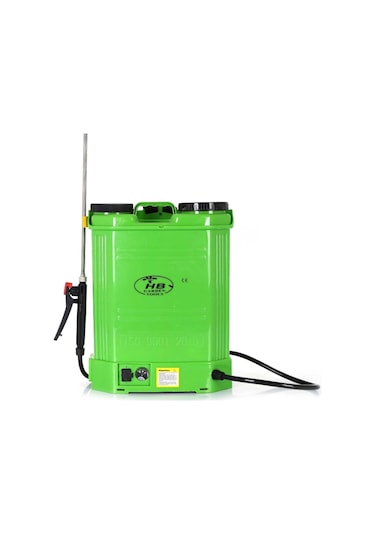 Hb Garden Sırt Tipi Akülü İlaçlama Makinesi 16 L Yeşil