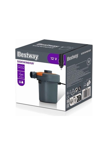 Bestway 62144 Sidewinder Dc 12v Araç Çakmaklıklı Şişirme Pompası