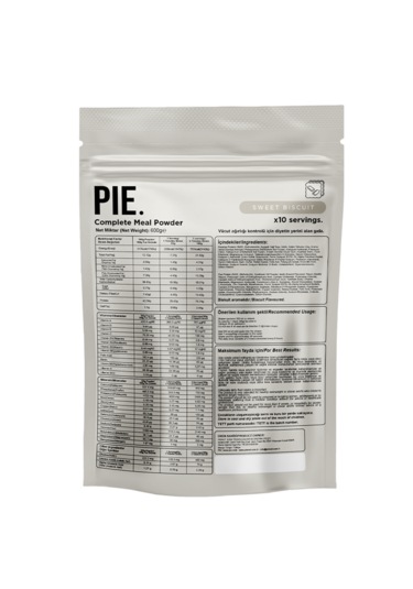 Pıe. Proteinli Öğün Tozu /bisküvi Aromalı /600 Gram /10 Öğün /vücut Ağırlığıkontrolü İçin Diyetin Yerini Alan Gıda Bisküvi