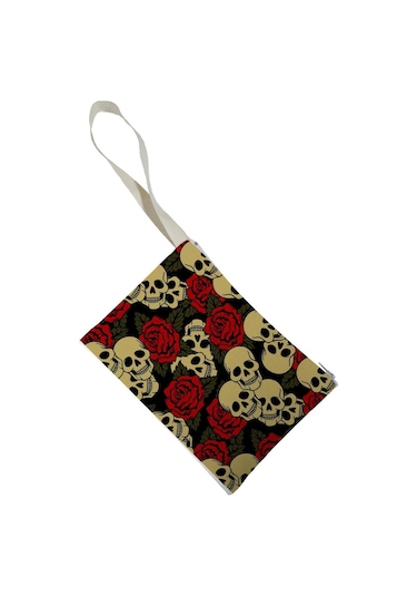 Unisex Kurukafalar Portföy Clutch Çanta