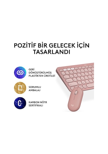 Logitech Pebble 2 Combo 920-012247 Klavye Mouse Seti