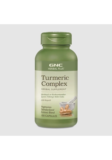 Gnc Herbal Plus Turmeric Complex 100 Kapsül