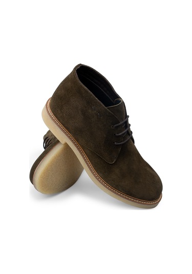 Deery Hakiki Süet Haki Erkek Bot - 01295mhakc01