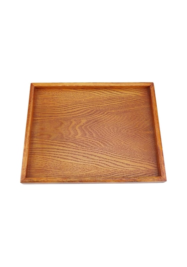 Servis Tepsisi, Dikdörtgen Ahşap Çay Tepsisi Otel Ev Mutfak Tepsileri Atıştırmalık Tepsisi Kahvaltı Tepsisi Gıda Saklama Kabı
