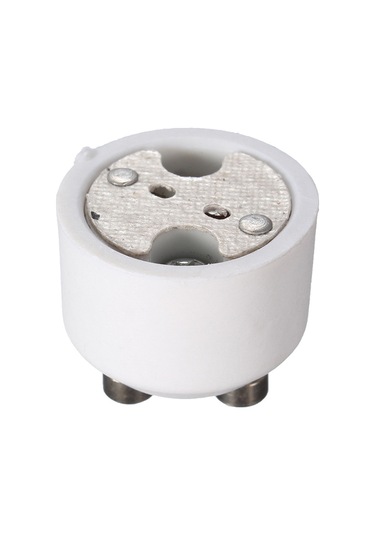 Kosona Gu10'dan Mr16'ya Dönüştürücü, Seramik Materyal, Isıya Dayanıklı, Kolay Kurulum, Ampul Taban Adaptörü