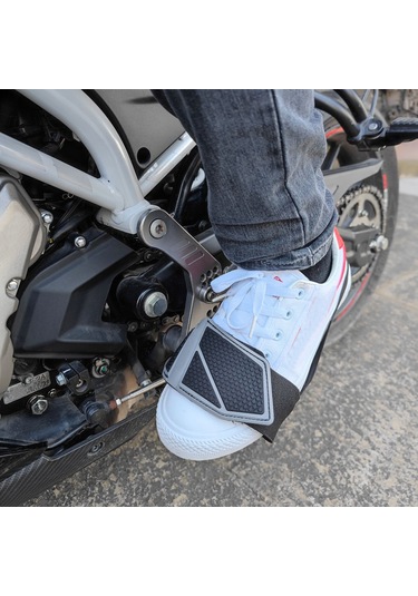 Shineyee Motorsiklet Vites Değiştirme Korumalı Ayakkabı Kılıfı - Kaymayı Önleyici Ve Ayarlanabilir