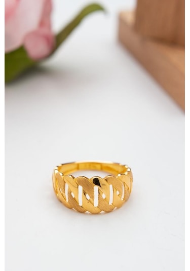 Latif Kuyumculuk 22 Ayar Altın Döküm Yüzük Lkyzk1523