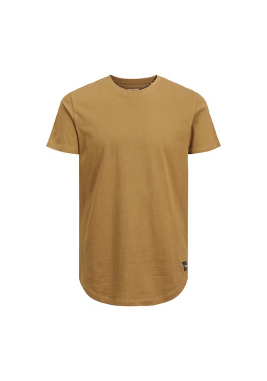 Jack & Jones Bisiklet Yaka Rahat Kesim Tisört-Noa 12113648 Rubber Hardal