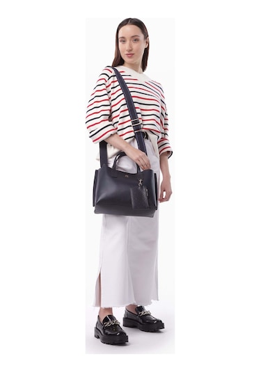 Tommy Hılfıger Kadın Omuz Çantası Aw0aw17192-dw6 Lacivert