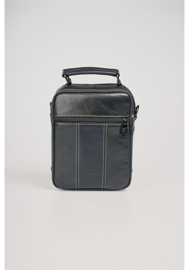 Ççs 31600 Hakiki Deri Askılı Çanta Siyah