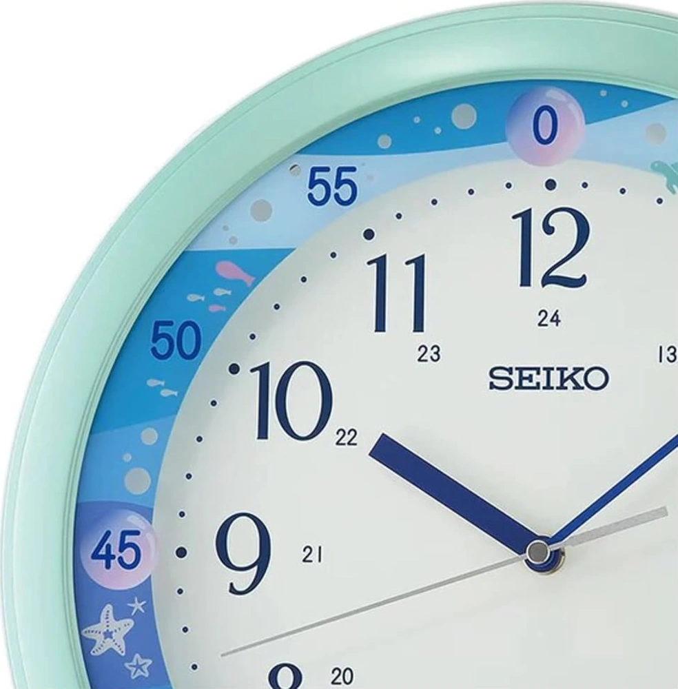 Seiko Clock Qha010m Duvar Saati Mavi