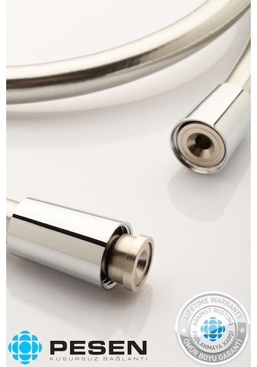 Euro 1/2K-1/2K 175 Cm Duş Hortumu - Krom