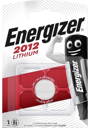 Energizer CR2012 3V Lityum Düğme Pil