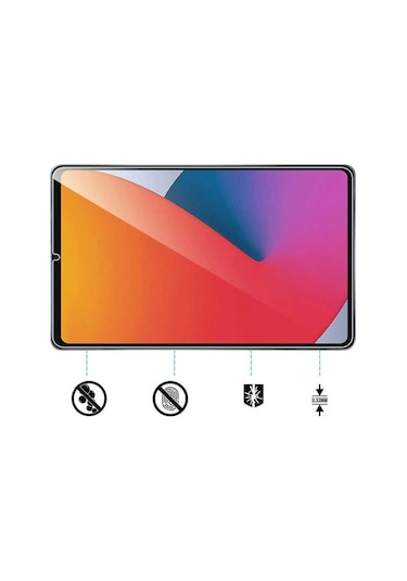 iPad Mini 6 Uyumlu 2021 Fuchsia Tablet Temperli Cam Ekran Koruyucu