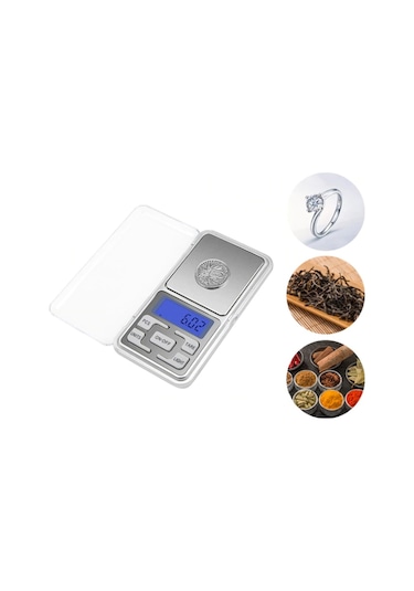 Dijital Hassas Terazi Hassas Tartı Mini Cep Tipi Tartı200gr-0.01g