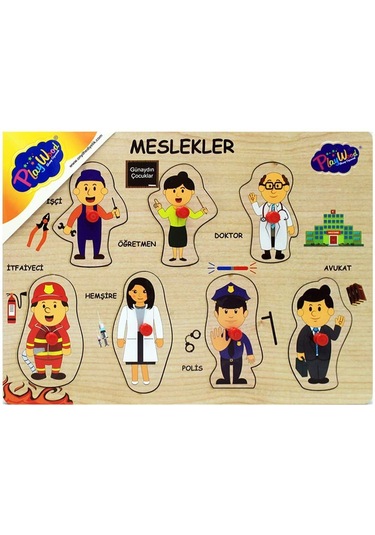 Playwood Ahşap Tutmalı Meslekler