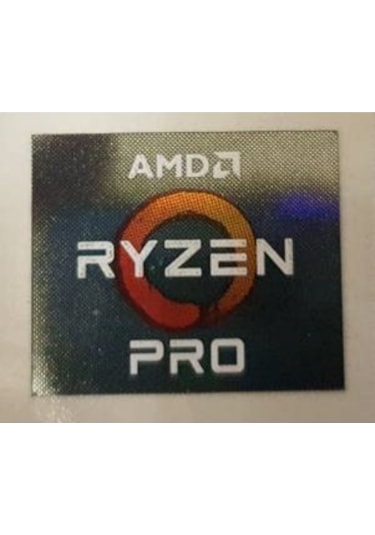 OEM AMD RYZEN PRO Sticker Etiket D45