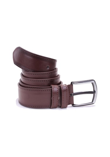 Dagoster Dmk26-459 Kahve 4.5 Cm Suni Deri Erkek Kemer Kahve