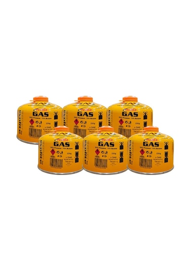 Evolite 230 Gr. Gaz Ocak Kartuşu 6 Adet Evo-010-a1