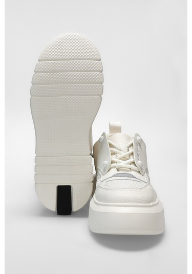 Lufian Icy Kadın Sneaker Ayakkabı Beyaz Beyaz 122230013100500 Beyaz