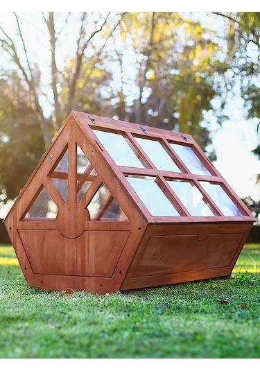 Mandu Ahşap Tribox Sera Saksı Büyük