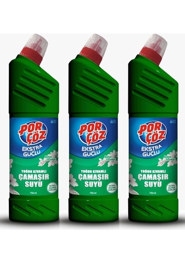 Porçöz Çamaşır Suyu Bahar Tazeliği 3 x 750 ML