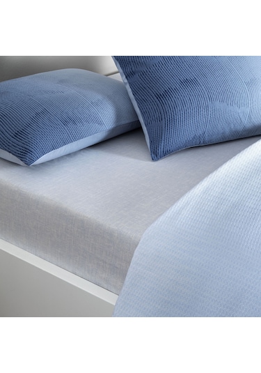 Taç Baskılı Rory Çift Kişilik Pike Takımı Lacivert 000000001000049784 Lacivert