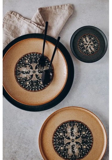 Bonna Tabak Seti 2 Adet. 17 Cm Restoran Porseleni 150597753 Siyah