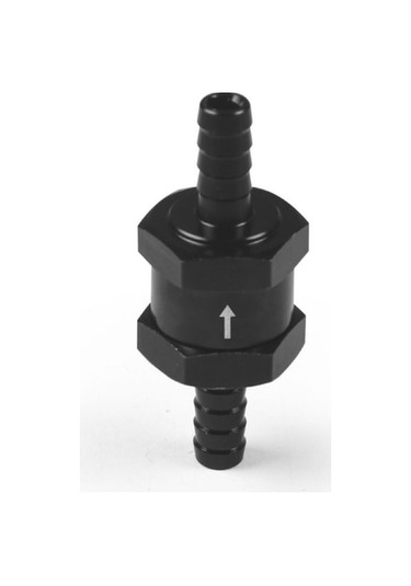 Fastbuy 6mm Araba Alüminyum Yakıt Benzinli Tek Yönlü Geri Dönüşsüz Çek Valf, Petrol Tipi