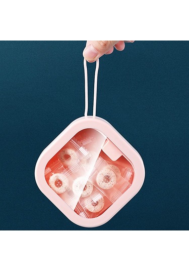 Xindoker Beyaz Plastik Evcil Çeşitli Eşya Saklama Kutusu - Kolay Kullanım, Basıp Açma Fonksiyonu, Masaüstü Taşınabilir Organizer Diğer