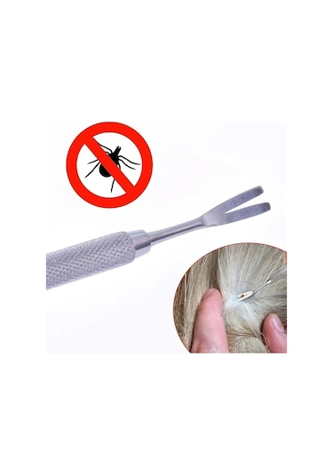 Chuangyinshop 2li Kutu Seti Paslanmaz Çelik Kedi Köpek Pire Kene Tırnak Bakım Aracı