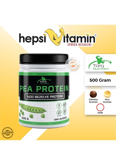 Torq Nutrition Pea Protein %100 Bezelye Proteini 500 Gr