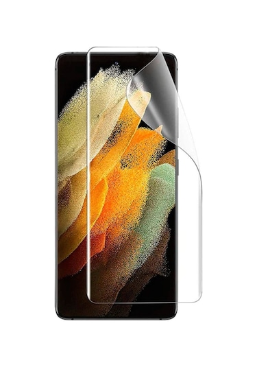 Gor Sm Galaxy S21+Plus Hd Darbe Emici Ekran Koruyucu Jelatin 5 A Şeffaf