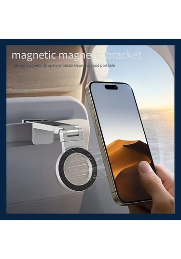 Motion003 30 Ev Gri Ağır Hizmet Manyetik Telefon Tutucu Katlanabilir Dönebilir Abs Plastik M Gri