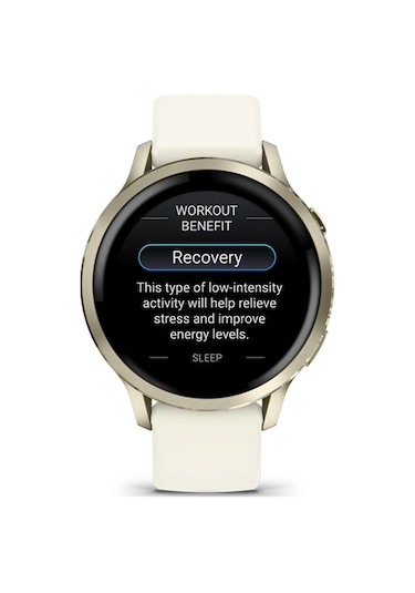 Garmin Venu 4 - 41 MM Lunar Gold Silikon Kordon Akıllı Saat (Distribütör Garantili)