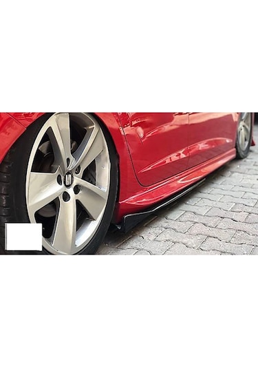 Audi A6 2014-2018 Kulaklı Yan Marşpiyel Altı Lip Kısa 86 Cm Piona Black