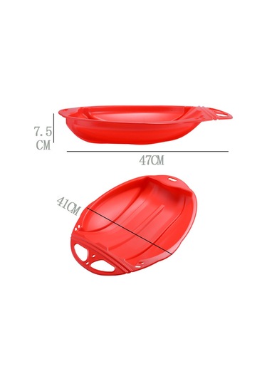 Suntek Dayanıklı Çocuklar Kar Kızağı Kızak Kırmızı