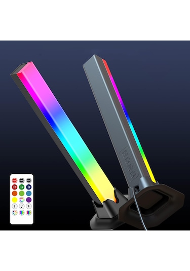 Orbus Rgb Led Işık Çubuğu - Ses Sensörlü, Uzaktan Kumandalı, Usb