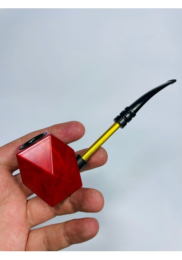 Alcan HG710 Ahşap Görünümlü Sert Akrilik Pipo 10 CM