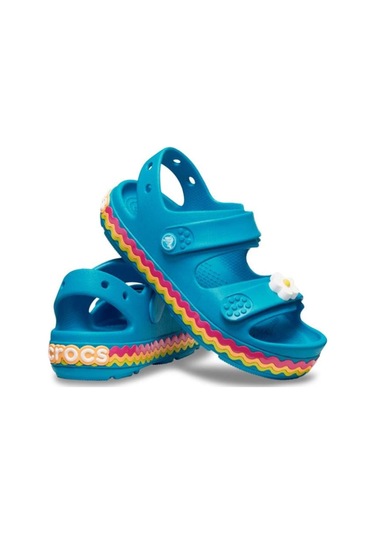 Crocs Crocband Cruiser Ricracsandalk Çocuk Sandalet 211028-4wg Mavi