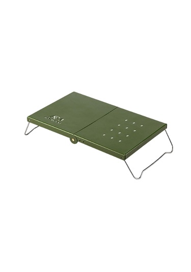 Dolıty Mini Kamp Masası Çok Amaçlı Yan Masa Açık Yeşil Yeşil Çok Renkli