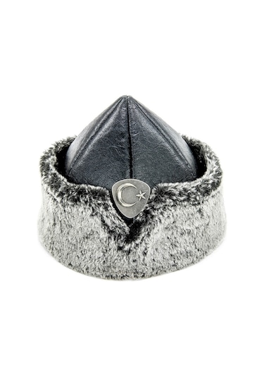 Ertuğrul Börk Şapka - Çocuk Boy 2-4 Yaş - Gri - 2018