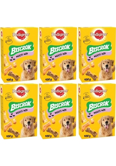 Pedigree Biscrok Original Köpek Ödül Bisküvisi 6 x 500 G
