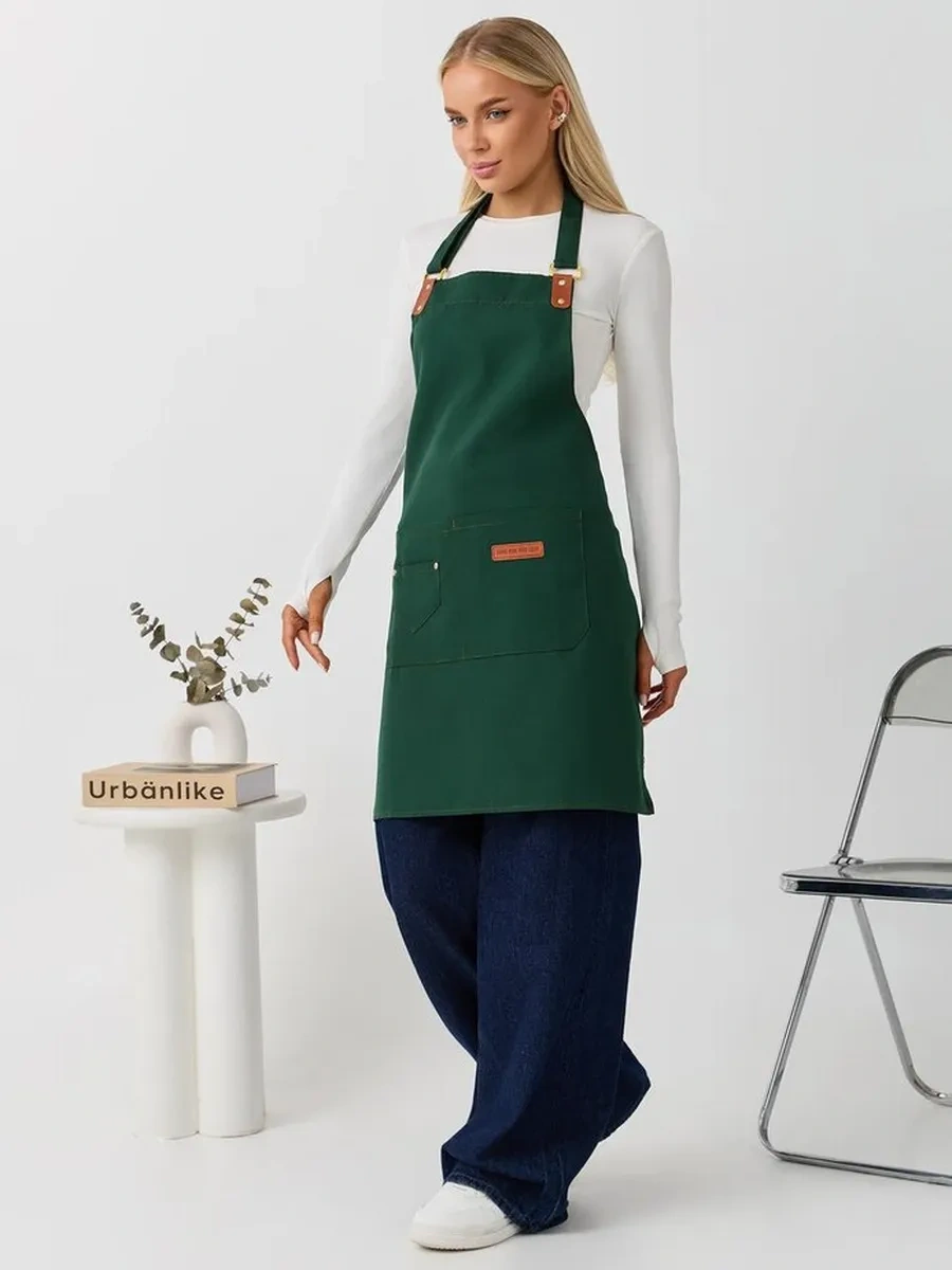 Dadilove Mutfak Önlüğü, Şef Önlüğü, Manikür Ustası İç 365973128 Yeşil