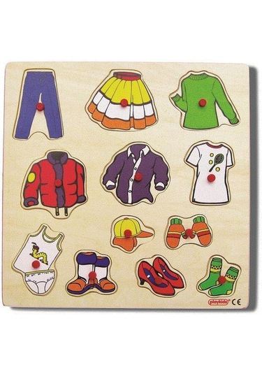 Giyeceklerimiz Puzzle (30X30 Cm)