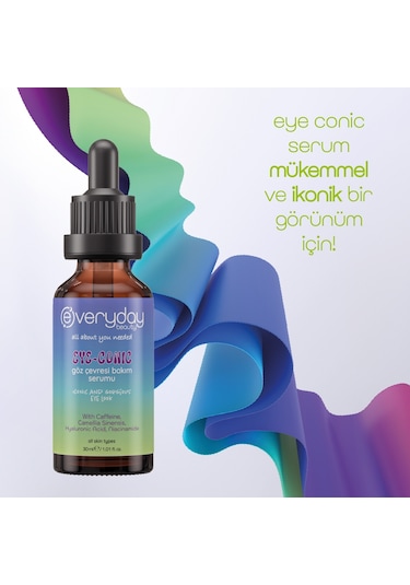 Everyday Beauty Eye-Conic Göz Altı Torba Halka Morluk ve Kırışık Karşıtı Serum 30 ML