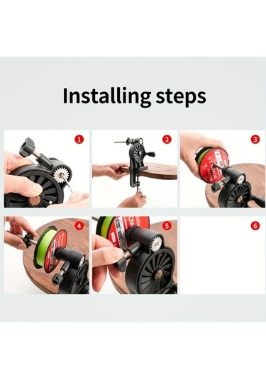 Xuweiwei Johncoo Tip A Tasma Tasinabilir Olta Hatti Sarici Ayarlanabilir Abs Sargici Kolay Depolama Icin Masa Klemple Olta Makineleri Ekipman Aksesuarlari